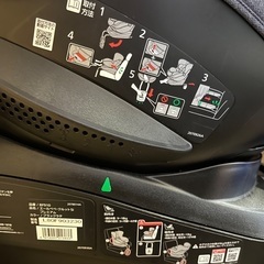 【美品】エールべべのチャイルドシートの画像