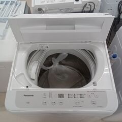 リユースのサカイ栃木店★ジモティ割あり★ Panasonic 洗濯機 NA-F50B15 5.0kg 21年製 動作確認／クリーニング済み TC9875の画像
