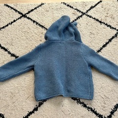 baby GAP くま耳フード　カーディガンの画像