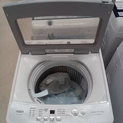 リユースのサカイ栃木店★ジモティ割あり★ AQUA 洗濯機 AQW-GS50JBK 5.0kg 21年製 動作確認／クリーニング済み TC9876の画像