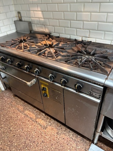 業務用ガスレンジコメットカトウ5口