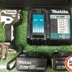 makita マキタ TD171DRGXW ｲﾝﾊﾟｸﾄﾄﾞﾗｲﾊﾞ18V  ﾊﾞｯﾃﾘ(充電回数48回×1個、309回×1個) 充電器 中古 【ハンズクラフト沖縄豊見城店】の画像