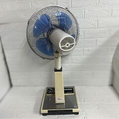 昭和レトロ 動作OK 東芝 H-30DS 扇風機 羽根径30cm 4枚羽根 TOSHIBA 水蓮 アンティーク 首伸縮 札幌市 白石店 の画像