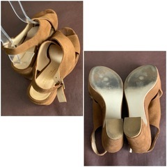 WEEKEND MaxMara【23㎝位】サンダル☆クリーニングお手入れ済1404の画像
