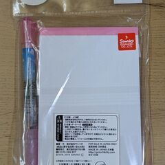 新品　未開封　ハローキティ　日光の社寺　メモ帳＆ボールペン　日本製　世界文化遺産の画像