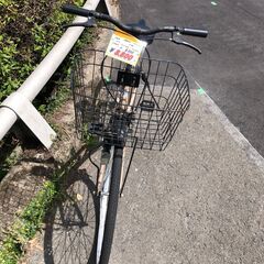 リサイクルショップどりーむ鹿大前店　No.315　エコチャリ番号21852A　ギア無し　ライト　カゴ付き♪の画像