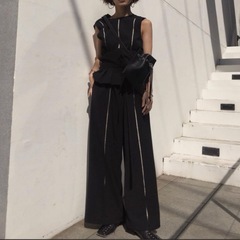 AMERIVINTAGE ロンパース Sサイズ ブラック オケージョンの画像