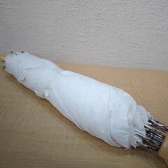 　【未使用品】白いパラソル　日傘の画像