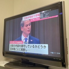 SHARP AQUOS テレビ32型の画像