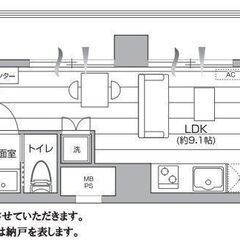 💞水天宮前駅徒歩6分💞5駅6路線利用可能な好立地💞7階部分…
