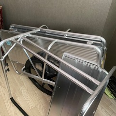 アルミ製 折りたたみ式 リヤカーの画像