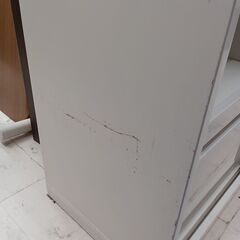 リユースのサカイ栃木店★ジモティ割あり★ NITORI レンジ台 ホワイト W120.5×D50×H86 クリーニング済み TC9881の画像