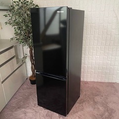 茨城県古河市から15km まで送料無料 ハイセンス 175L 冷蔵庫 【中古】 Hisense HR-D1701B 2024年製 右開き ノンフロン冷凍冷蔵庫 C/512418の画像