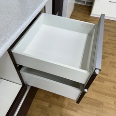 【ドリーム川西店御来店限定】ニトリ　2枚扉オープンボード／クリーニング済み 【2001245255600746】の画像