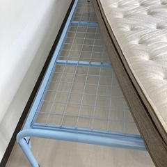 パイプシングルベッド【町田市再生家具】251223の画像