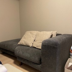 【美品】かねたや　カウチソファ　ブラックの画像