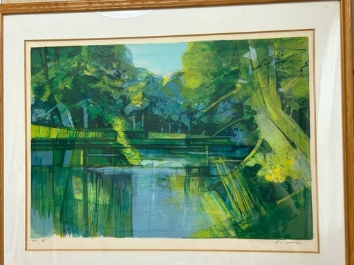 カミーユ・イレール　版画　「静寂」