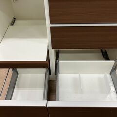 🍴レンジボード🍴松田家具🍴食器棚🍴スチーム対応🍴プレシャスシリーズ🍴高品質✨🍴横幅98㎝🍴奥行48.5㎝🍴高さ181㎝🍴No.1429🍴の画像
