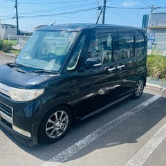 ＊＊タントカスタム❗️車検8年3月まで＊ナビ　スライドドア❗️ローダウンの画像