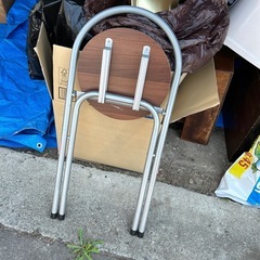 折りたたみ　丸椅子の画像