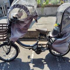 早い者勝ち！前後ろ子乗せ付き電動自転車の画像