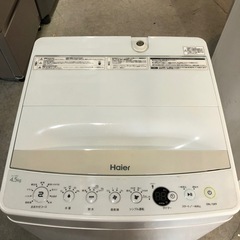 配送可【ハイアール】4.5K洗濯機★2016年製　分解クリーニング済み/6ヶ月保証付き【管理番号12307佐】の画像