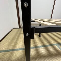 パイプ式簡易ベッド　（中古）の画像