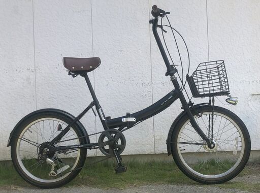 ●折り畳み自転車●中古● CRAZE 20インチ折り畳み外装6段変速 LEDオートライト (souk
