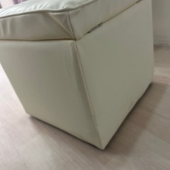 【受渡決定】スツール　オフホワイトの画像
