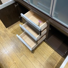 ☕️人気☕️カップボード 収納 ブラウン シック オシャレ No.2347  NHの画像