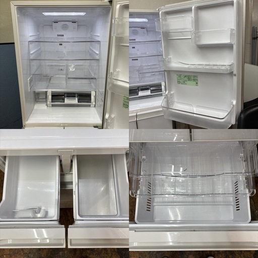 I648 ? ?期間限定値下げ！ ジモティー限定価格！ HITACHI 冷蔵庫 (401L) 5ドア ⭐ 動作確認済 ⭐ クリーニング