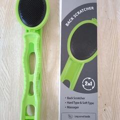 新品未使用！バックスクラッチャー 背中 ボディ ブラシ 折りたたみの画像