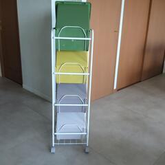 スタッキング式プラスチックごみ箱4個セット（4段）の画像
