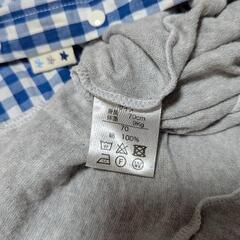 70cm　 夏〜秋　赤ちゃん服3着の画像