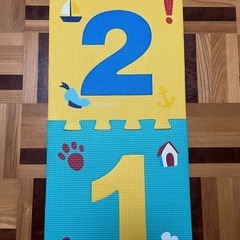 ディズニー英語システム 数字 パズル マットの画像