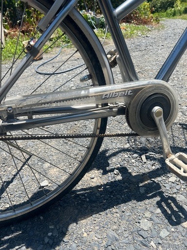 ブリジストン 自転車 ママチャリ アップハンドル 中古 鍵なし