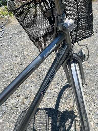 ブリジストン 自転車 ママチャリ アップハンドル 中古 鍵なし