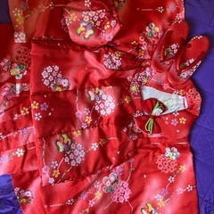 お値下げしました七五三用着物　女児の画像