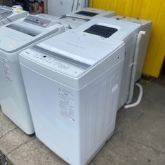 福岡市内-久留米-小郡配送無料　保証あり　2024年
　 東芝 TOSHIBA 全自動洗濯機 洗濯7kg ピュアホワイト AW-7GM2（W）の画像