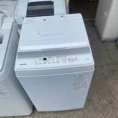 福岡市内-久留米-小郡配送無料　保証あり　2024年
　 東芝 TOSHIBA 全自動洗濯機 洗濯7kg ピュアホワイト AW-7GM2（W）の画像
