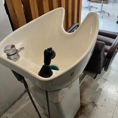 美容室　バックシャンプー台　ユニット　完動品　の画像