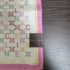 CELINE ネイビー ハンカチの画像