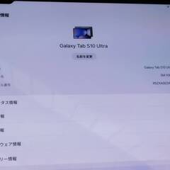 【美品】Galaxy Tab S10 Ultra/SM-X920/256GB/タブレット/Androidの画像