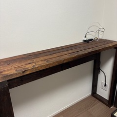 自作　カウンターテーブルの画像
