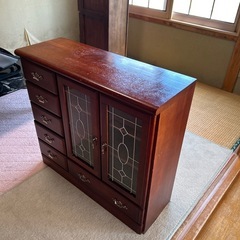 レトロ　　収納家具の画像