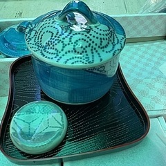 茶托付き　湯呑み　5色セットの画像
