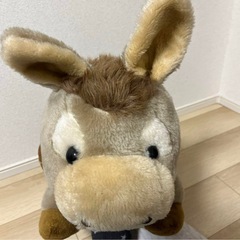 ロバのぬいぐるみ2体！！　全長約60cm 子どもが乗れます！の画像