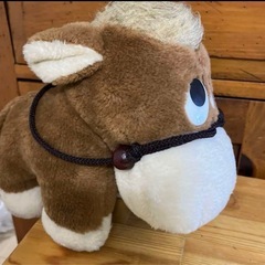 ロバのぬいぐるみ2体！！　全長約60cm 子どもが乗れます！の画像