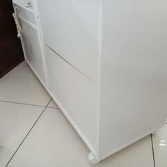 ★リユースのサカイ日立店★HJ7190  レンジ台 ホワイト H89×D40×W119.5 クリーニング済み の画像