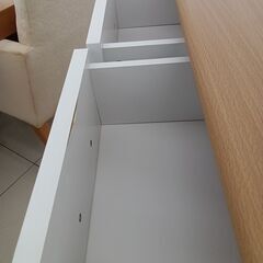 ★リユースのサカイ日立店★HJ7190  レンジ台 ホワイト H89×D40×W119.5 クリーニング済み の画像